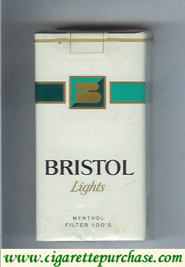 Bristol Lights Menthol 100s cigarettes USA